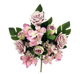 R.U/C. ROSAS/HORTENSIAS X12  ROSA 49cm