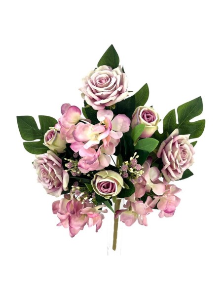 R.U/C. ROSAS/HORTENSIAS X12  ROSA 49cm