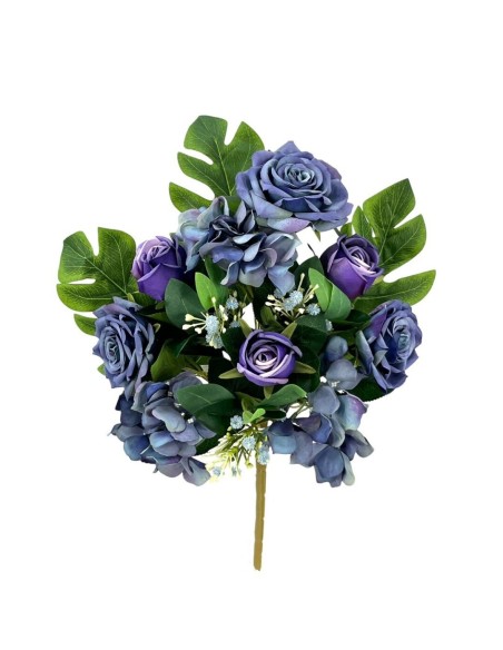R.U/C. ROSAS/HORTENSIAS X12  LILA 49cm
