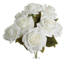 RAMO ROSAS X 9 BLANCO