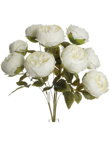 RAMO PEONIAS X 9 BLANCO