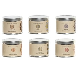 VELA CERA 7,5X7,5X6 120 GR. MANDALA 6 SURT.