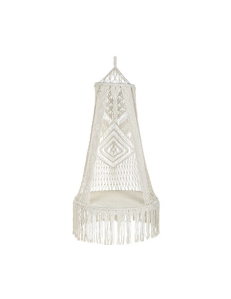 SILLA COLGANTE ALGODON 82X82X170 MAX.120 MACRAME