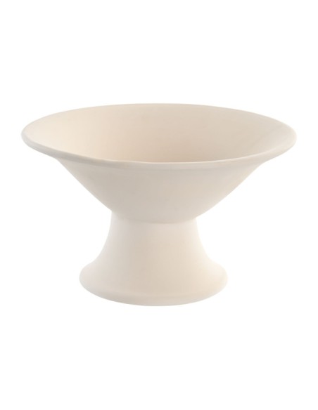 CENTRO MESA TERRACOTA 31X31X19 ARTESANAL CRUDO