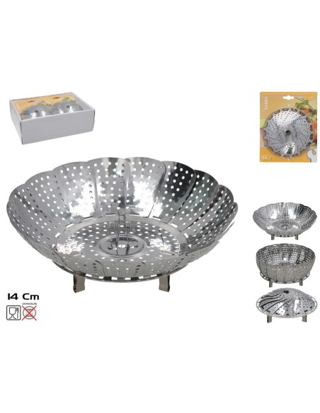 CESTA VAPORERA 14 CM INOX