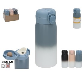 BOTELLA  MULTICOLOR 350ML 18X6,5 CM