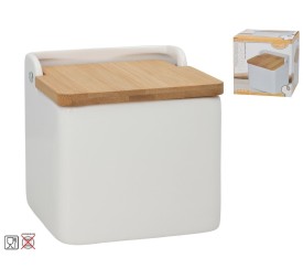 SALERO CON TAPA DE BAMBU 11,3X12X11,3 CM