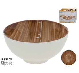 BOWL REDONDO 15,2X15,2X7,5CM COLOR MADERA