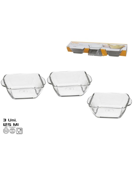 SET 3 BOWL ASTON 125 ML 10.7CM