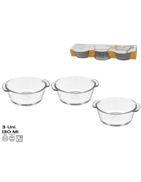 SET 3 BOWL ARIS 130 ML 11.5CM