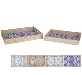 SET 2 BANDEJAS  MODER  38X28X5 4 SURT
