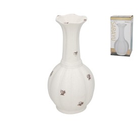 FLORERO YAMIR BLANCO 14X14X27 CM