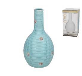 FLORERO ONKAR AZUL 16X16X28 CM