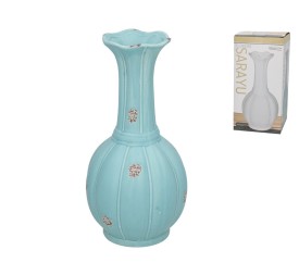 FLORERO KANAN AZUL 14X14X27 CM