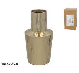 JARRON DECORATIVO ORO 11X11X20CM