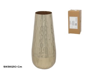 JARRON DECORATIVO ORO 9X9X20CM
