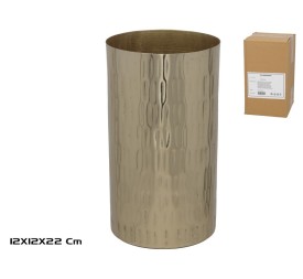 JARRON DECORATIVO ORO 12X12X22CM