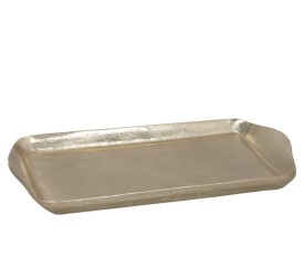 BANDEJA DECORATIVA ORO 22X13X2CM