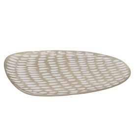 BANDEJA DECORATIVA ORO 22X13.5X1CM