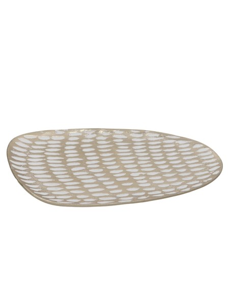 BANDEJA DECORATIVA ORO 22X13.5X1CM