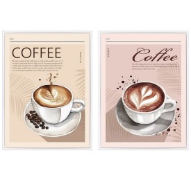 CANVAS C/MARCO LATTEART 30X40X2CM 2 SURT