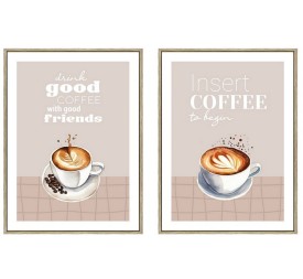 CANVAS C/MARCO GOODFE 30X40X2CM 2 SURT