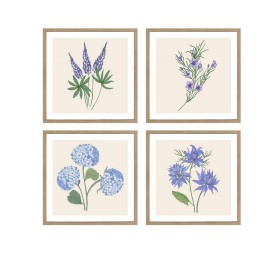 CANVAS C/MARCO LAVANDER 30X30X2CM 4 SURT