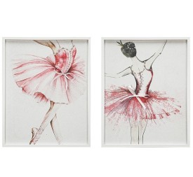 CANVAS C/MARCO 3D BAILARINA 40X50X2CM 2 SURT