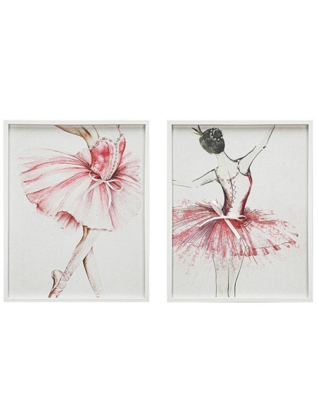 CANVAS C/MARCO 3D BAILARINA 40X50X2CM 2 SURT