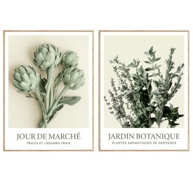 CANVAS C/MARCO BOTAHNY 45X60X2.5CM 2 SURT