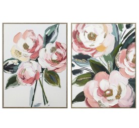 CANVAS C/MARCO 50% PEONIAS 45X60X2.5CM 2 SURT