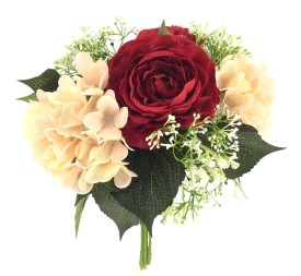 ATADO RANUNCULUS HORTENSIAS ROJO (3942-08)