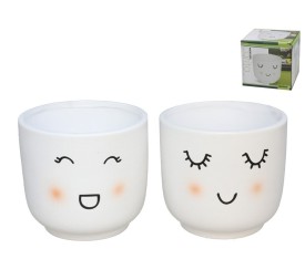 MACETERO CARITA BL 2SRT CERAMI.14X13,8X12,7 CM