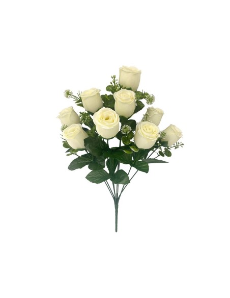 RAMO CAPULLOS X 9 - 45 CM (BLANCO)