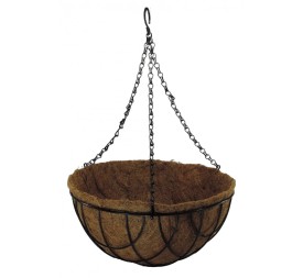 MACETERO COCO COLGANTE 30.5X15X14 CM