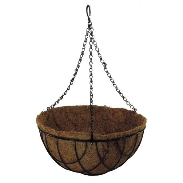 MACETERO COCO COLGANTE 30.5X15X14 CM