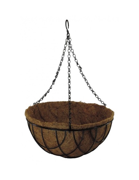 MACETERO COCO COLGANTE 30.5X15X14 CM