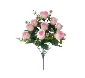 RAMO CAPULLOS X 9 - 45 CM (ROSA)