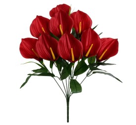 RAMO CALAS SATIN X 9 -49 CM (ROJO)