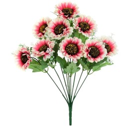 RAMO GERBERA X 9-42 CM (ROSA)