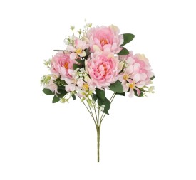 RAMO PEONIA-LILIES X 8- 45 CM (ROSA)