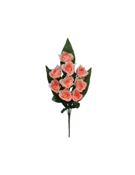 CONJUNTO ROSAS X 9-55CM (SALMON)