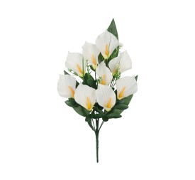 CONJUNTO CALAS SATIN X 9 -55 CM (BLANCO)