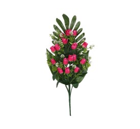 CONJUNTO CAPULLITOS X 9 -52 CM (FUCSIA)
