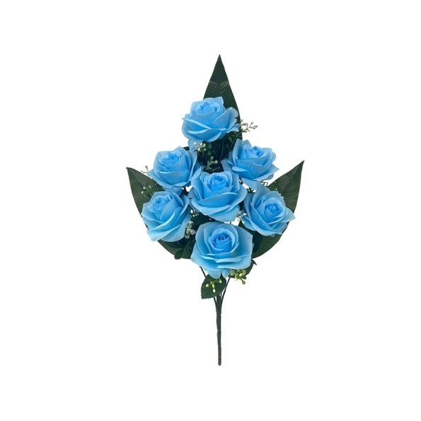 CONJUNTO ROSAS DANESAS X 7 - 52 CM (AZ)