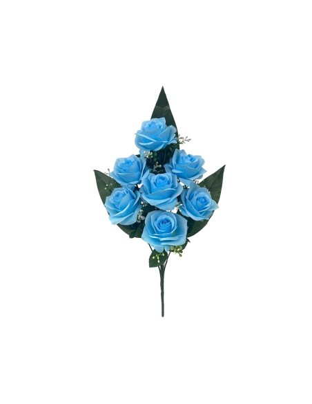 CONJUNTO ROSAS DANESAS X 7 - 52 CM (AZ)