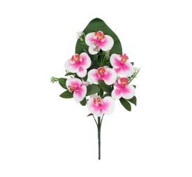 CONJUNTO ORQUIDEAS REAL TOUCH X 7 - 50 CM (MALVA)