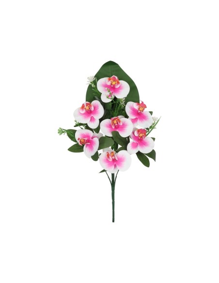 CONJUNTO ORQUIDEAS REAL TOUCH X 7 - 50 CM (MALVA)
