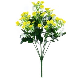 RAMO RELLENO MINI FLOR X 9- 51CM (AM)