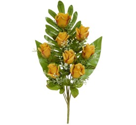 CONJUNTO CAPULLOS (A) X 8 -53 CM (OCRE)